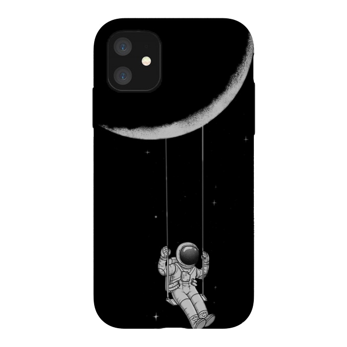 iPhone 11 StrongFit moon astronaut by haroulita
