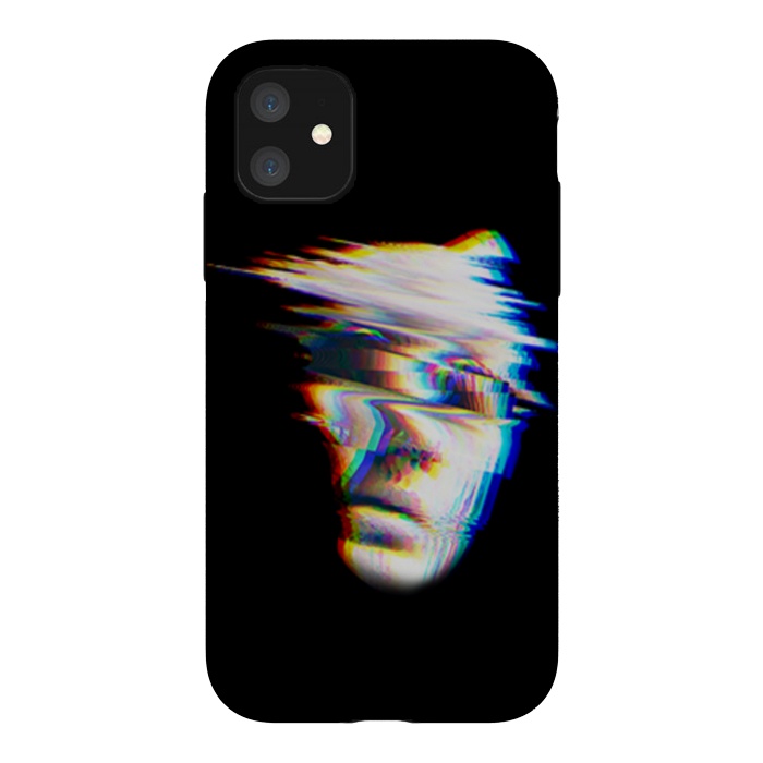 iPhone 11 StrongFit glitch horror face by haroulita