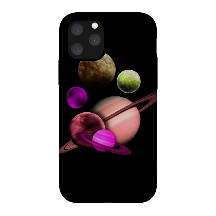 iPhone 11 Pro StrongFit Purple pink space by haroulita