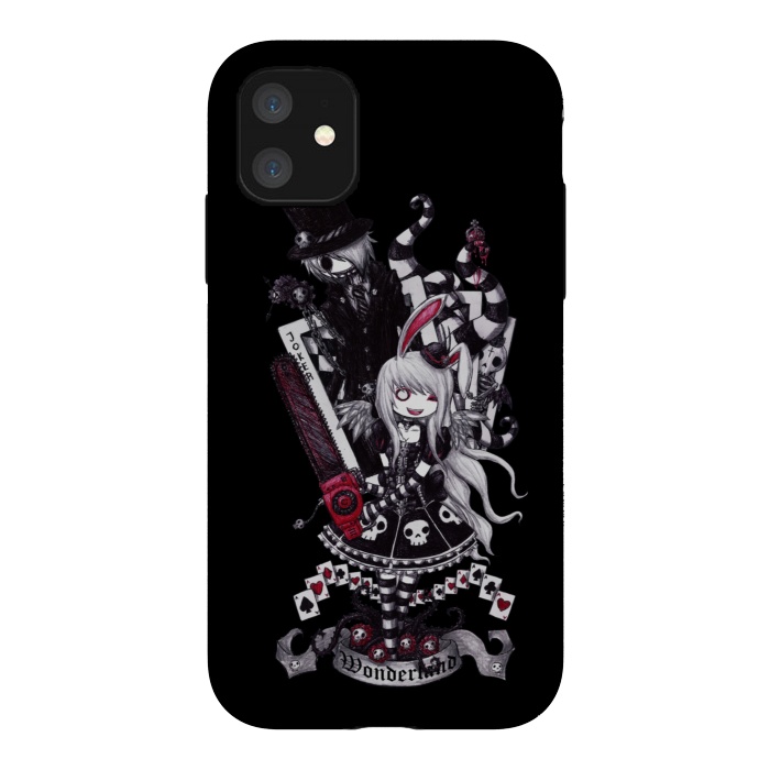 iPhone 11 StrongFit alice in wonderland by haroulita
