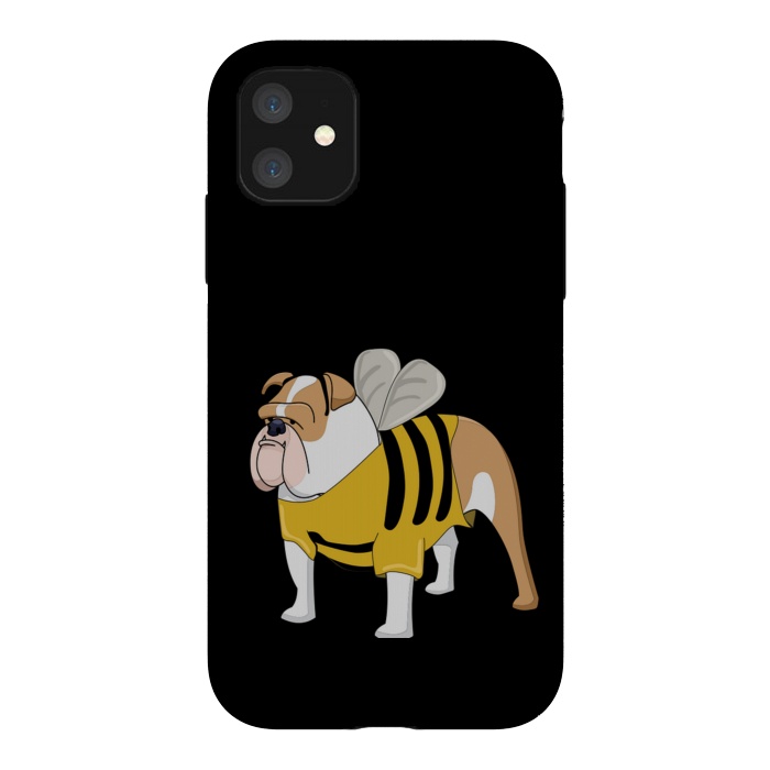 iPhone 11 StrongFit cute bulldog  by haroulita