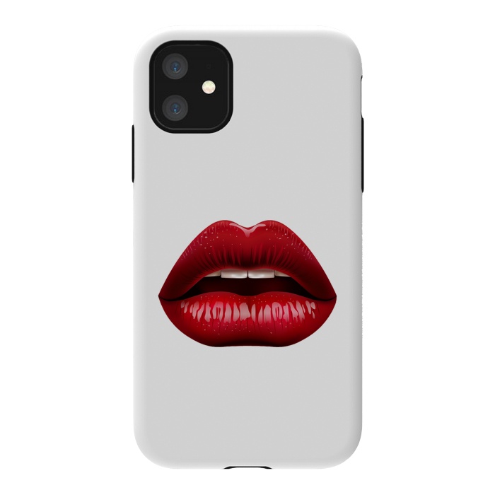 iPhone 11 StrongFit red lips by haroulita