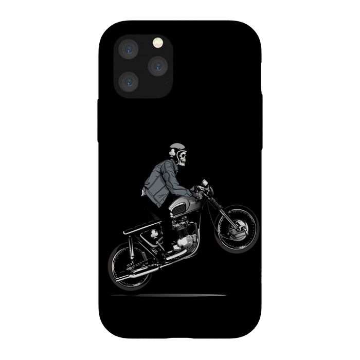 iPhone 11 Pro StrongFit skull biker x by haroulita