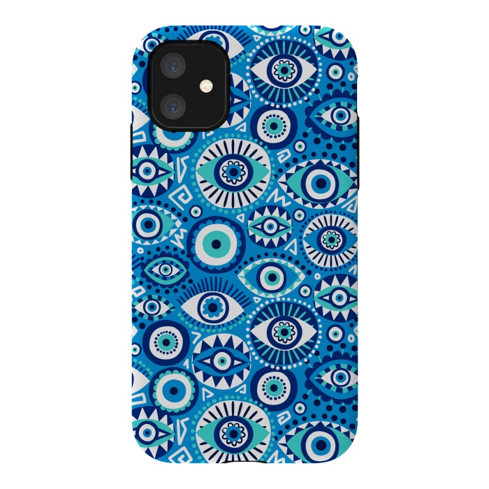 iPhone 11 StrongFit Evil eye by Laura Grant