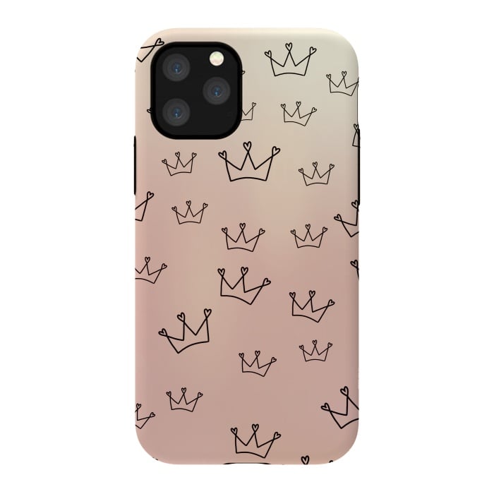 iPhone 11 Pro StrongFit Crown heart by Jms
