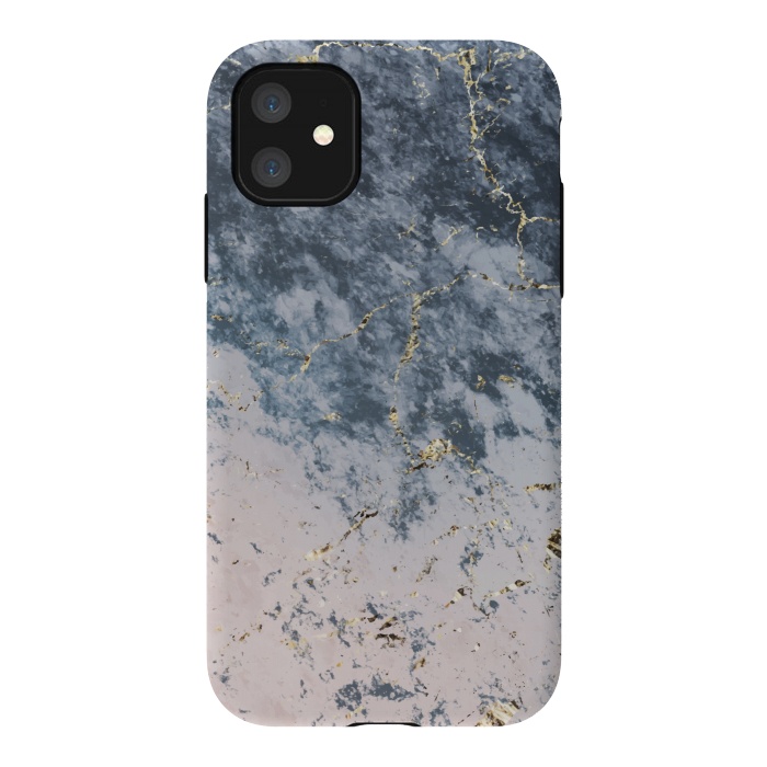 iPhone 11 StrongFit Pink and blue marble by Winston