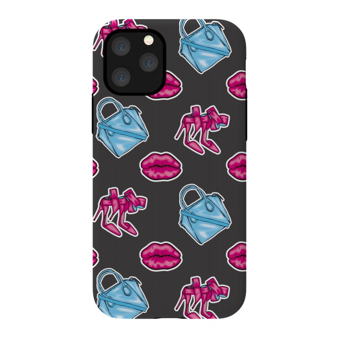 iPhone 11 Pro StrongFit Beautiful background of the lips shoes and bags by ArtsCase