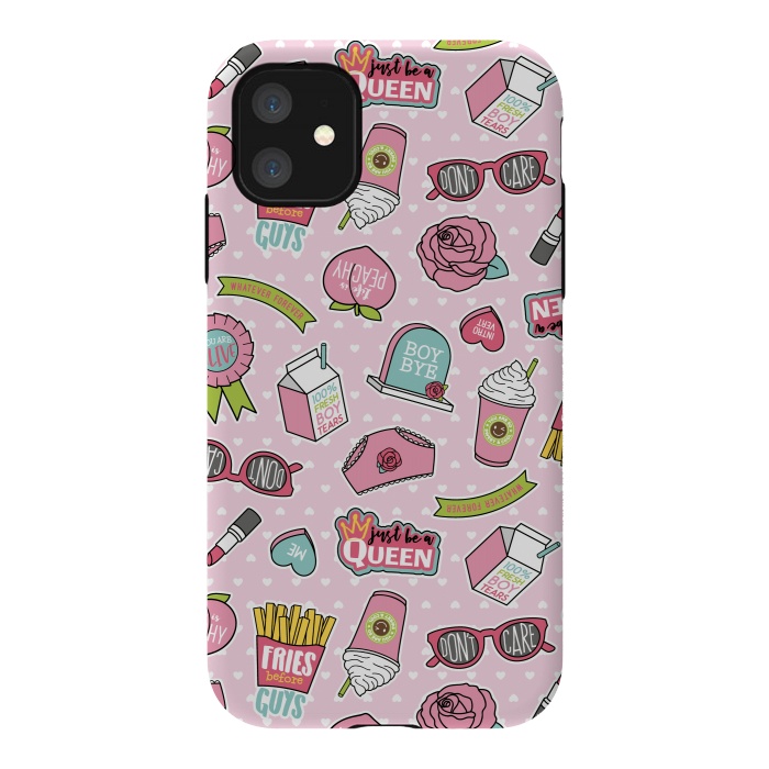 iPhone 11 StrongFit Girls Fashion Design With Cute Symbols by ArtsCase