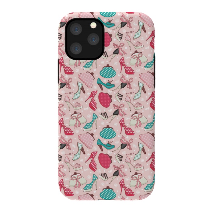 iPhone 11 Pro StrongFit Pattern With Women's Shoes And Handbags by ArtsCase