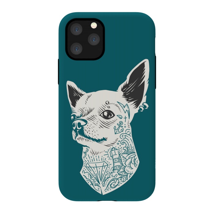 iPhone 11 Pro StrongFit Tattooed Chihuahua by Winston