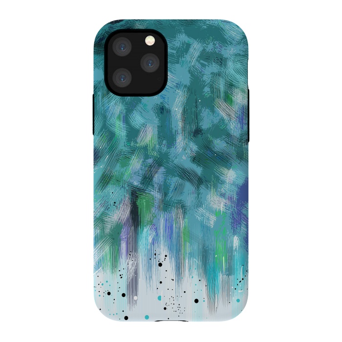 iPhone 11 Pro StrongFit Water waves abstract art  by Josie