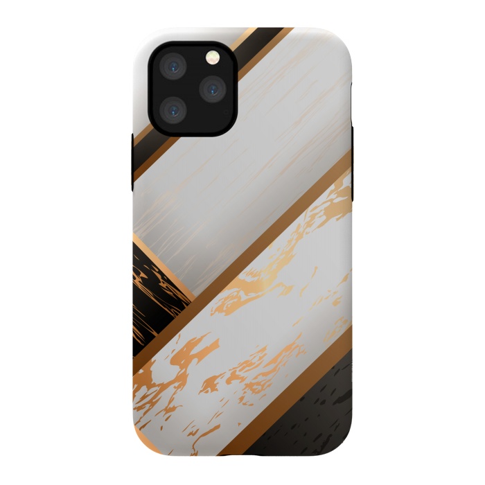 iPhone 11 Pro StrongFit Marble Geometric Design VII by ArtsCase