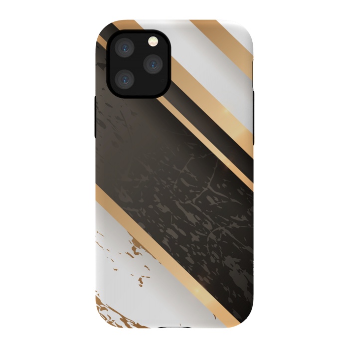 iPhone 11 Pro StrongFit Marble Geometric Design VIII by ArtsCase