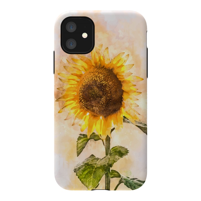 iPhone 11 StrongFit Summer Sunflower by Creativeaxle