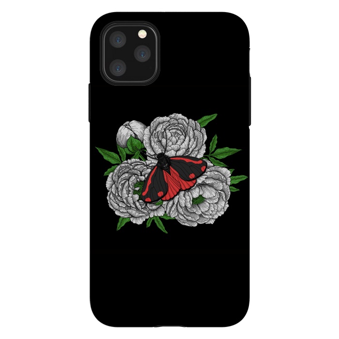 iPhone 11 Pro Max StrongFit The cinnabar moth by Katerina Kirilova