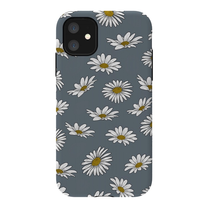 iPhone 11 StrongFit Daisies by Jms