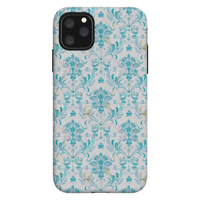 iPhone 11 Pro Max StrongFit Demure Damask by gingerlique