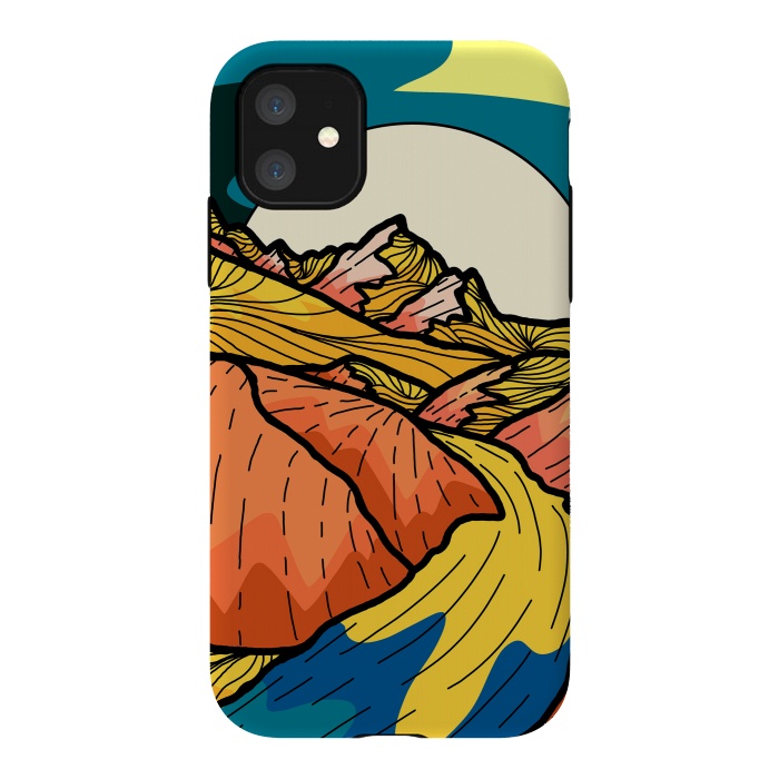 iPhone 11 StrongFit The yellow river by Steve Wade (Swade)