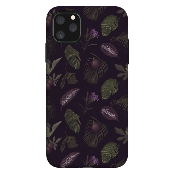 iPhone 11 Pro Max StrongFit Tropical Figs by Tishya Oedit