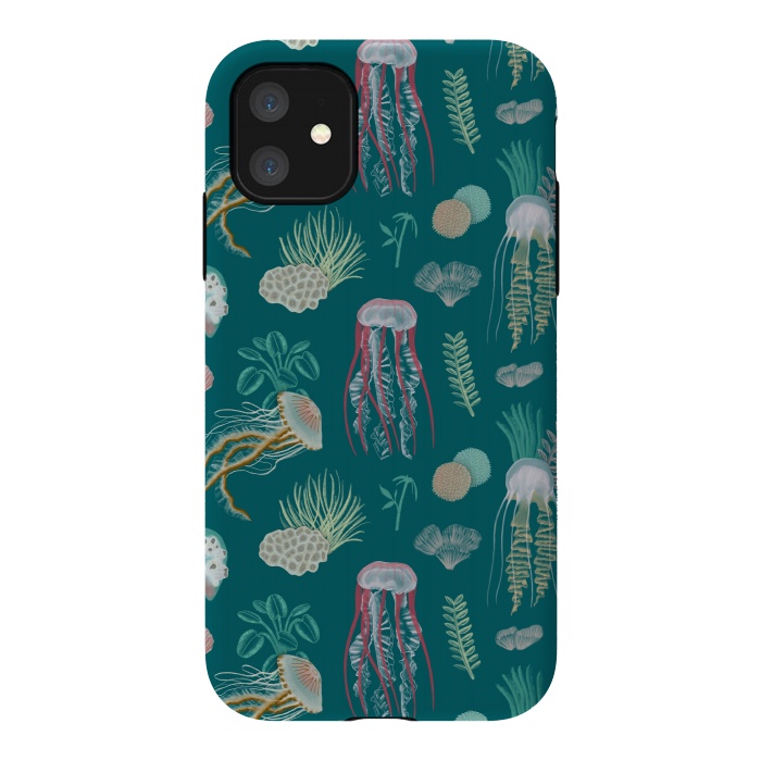 iPhone 11 StrongFit Jellyfish by Tishya Oedit