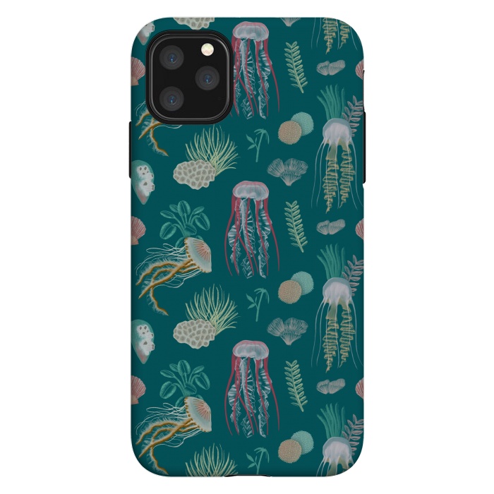 iPhone 11 Pro Max StrongFit Jellyfish by Tishya Oedit