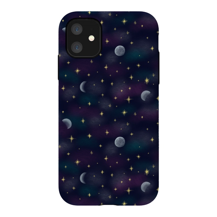 iPhone 11 StrongFit Galaxy Sky by Tishya Oedit