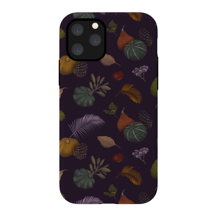 iPhone 11 Pro StrongFit Fall Pumpkins by Tishya Oedit