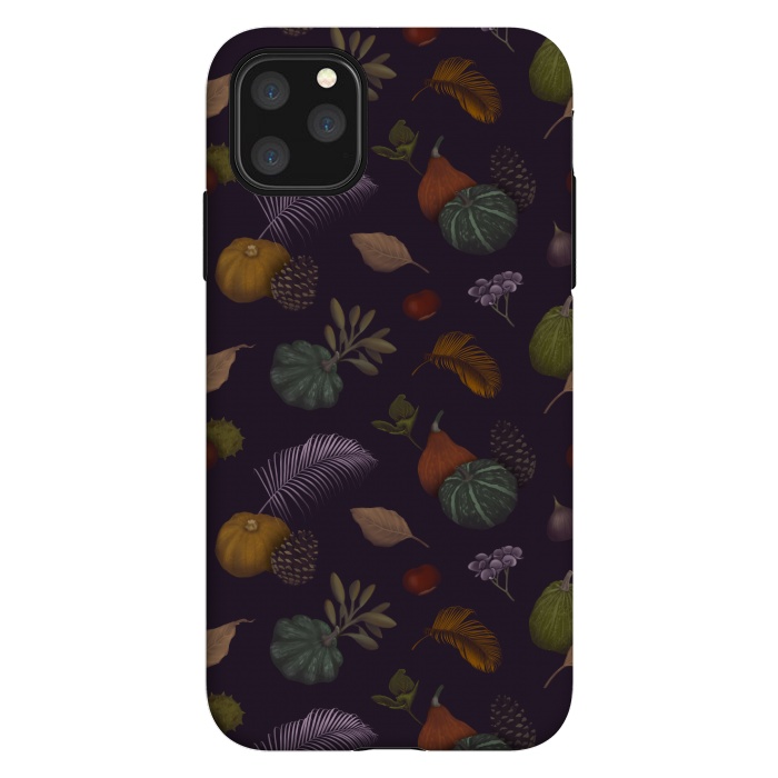 iPhone 11 Pro Max StrongFit Fall Pumpkins by Tishya Oedit