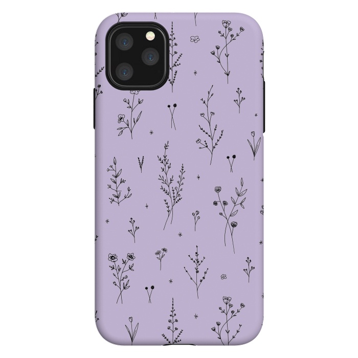iPhone 11 Pro Max StrongFit Magic Wildflowers by Anis Illustration