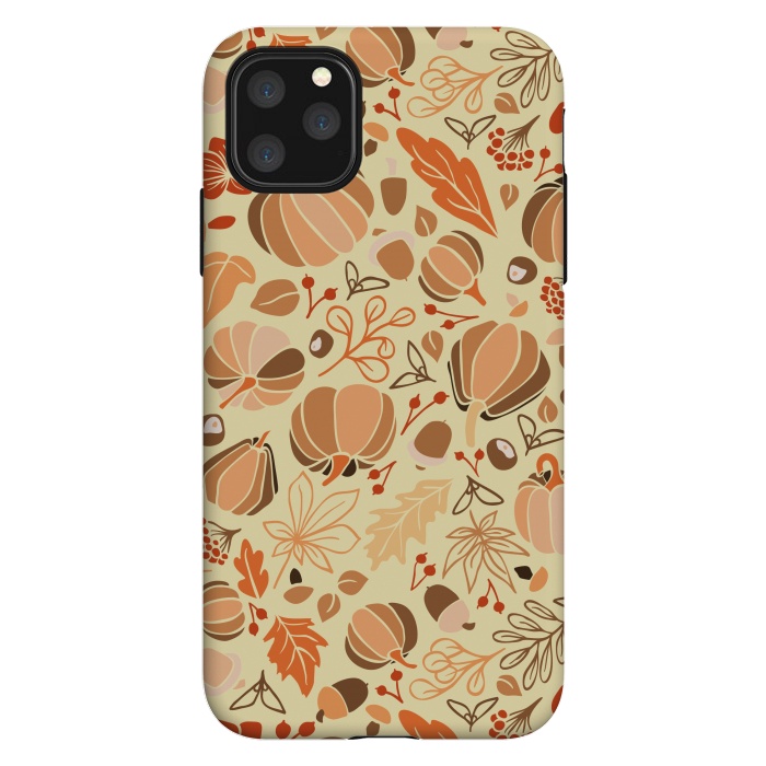 iPhone 11 Pro Max StrongFit Fall Fruits in Orange and Yellow by Paula Ohreen