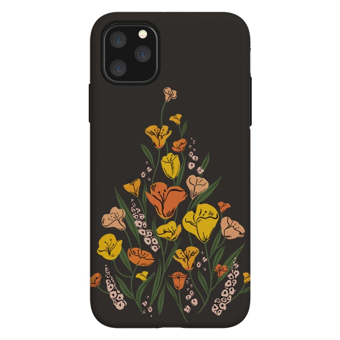 iPhone 11 Pro Max StrongFit Wild Poppies by Melissa Lee