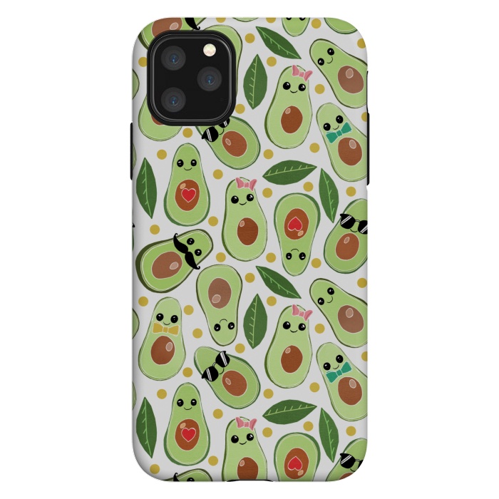 iPhone 11 Pro Max StrongFit Stylish Avocados by Tangerine-Tane