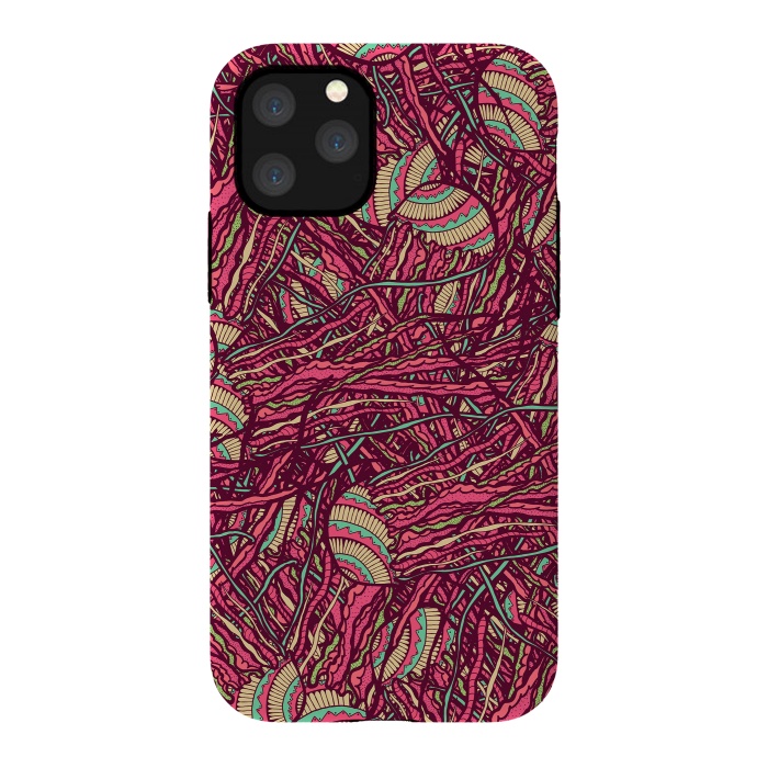 iPhone 11 Pro StrongFit Jellyfish jungle by Steve Wade (Swade)