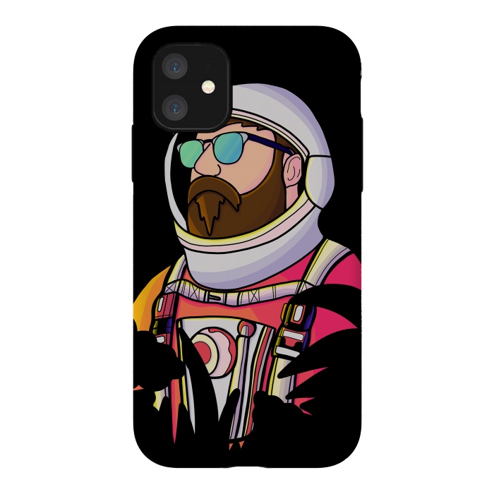 iPhone 11 StrongFit The astronaut dude by Steve Wade (Swade)