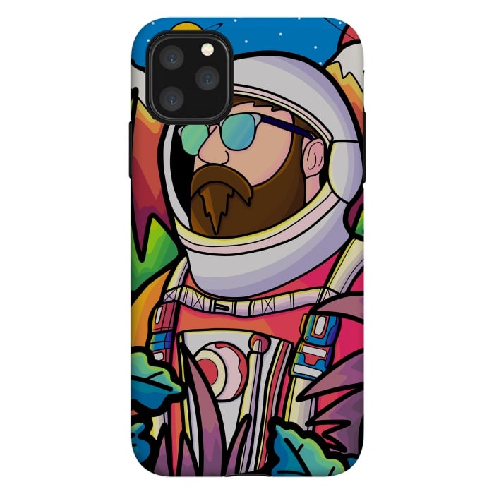 iPhone 11 Pro Max StrongFit The astronaut explorer by Steve Wade (Swade)