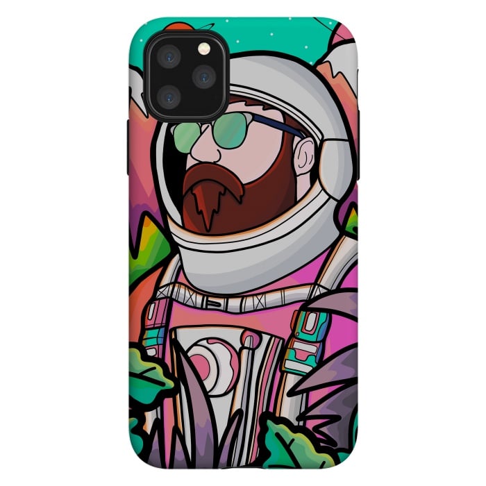 iPhone 11 Pro Max StrongFit Pastel astronaut by Steve Wade (Swade)