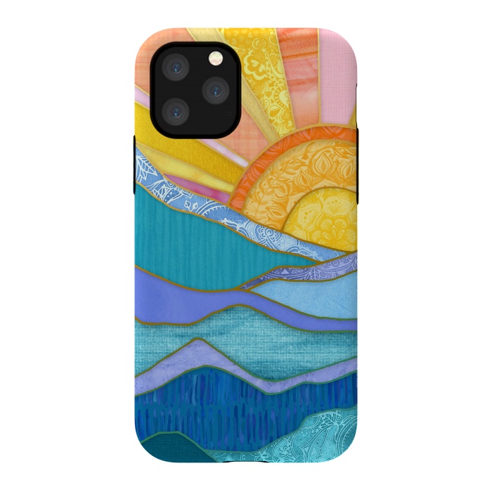 iPhone 11 Pro StrongFit Sweet Sunset by Micklyn Le Feuvre
