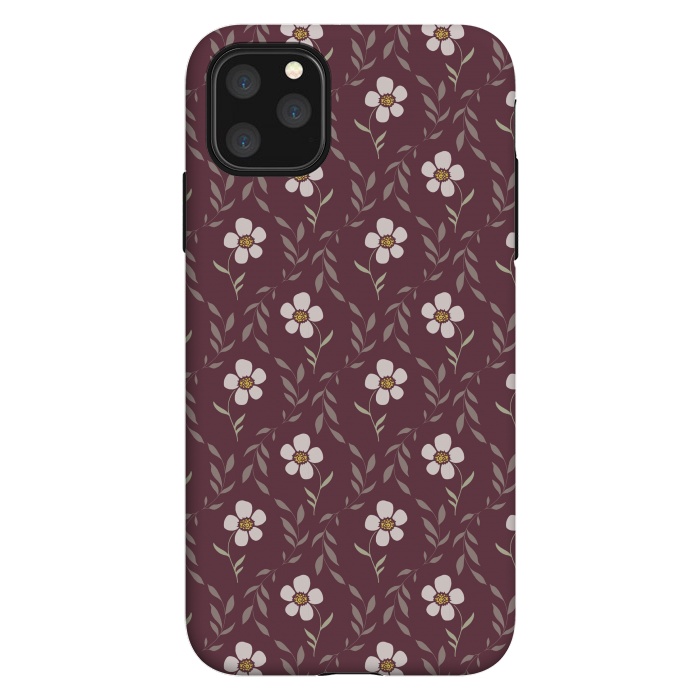 iPhone 11 Pro Max StrongFit Effloresce - Purple by Melissa Lee