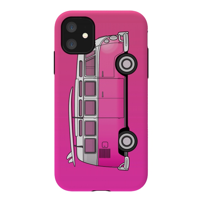 iPhone 11 StrongFit Van Life - Pink by Mitxel Gonzalez