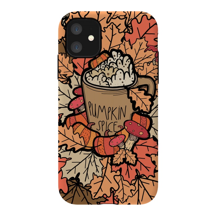 iPhone 11 StrongFit Pumpkin Spice  by Steve Wade (Swade)