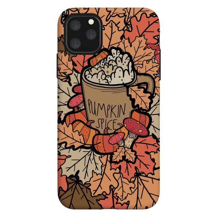 iPhone 11 Pro Max StrongFit Pumpkin Spice  by Steve Wade (Swade)