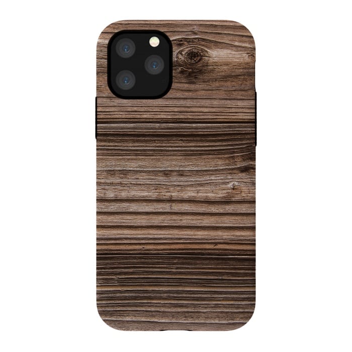 iPhone 11 Pro StrongFit wood by haroulita