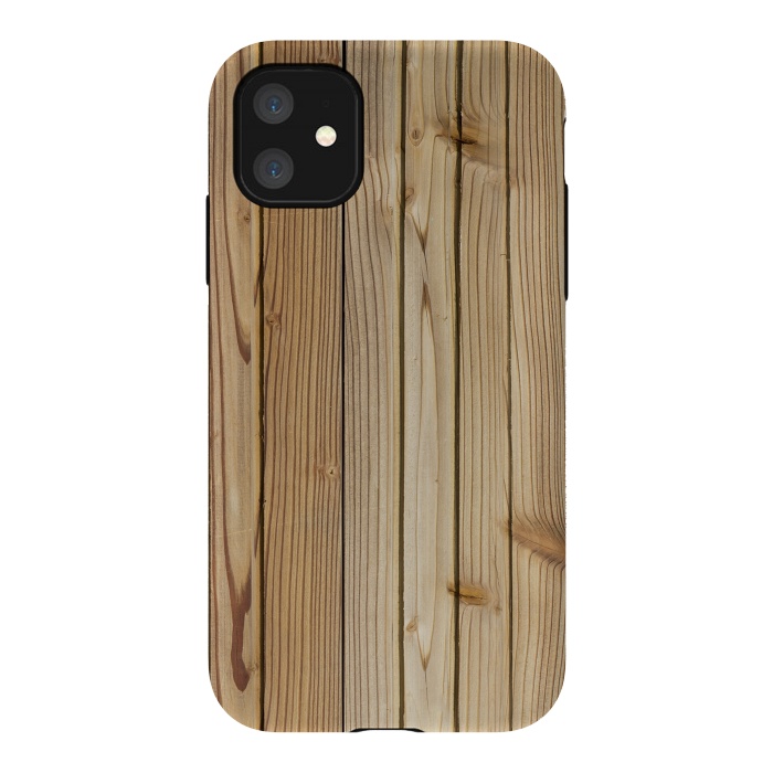 iPhone 11 StrongFit wood ii by haroulita