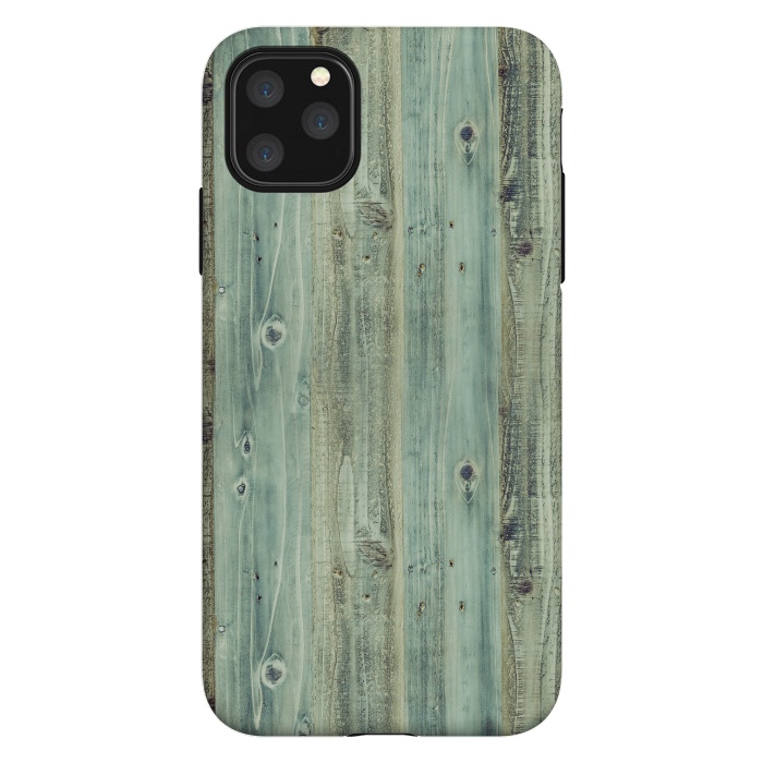 iPhone 11 Pro Max StrongFit blue wood by haroulita