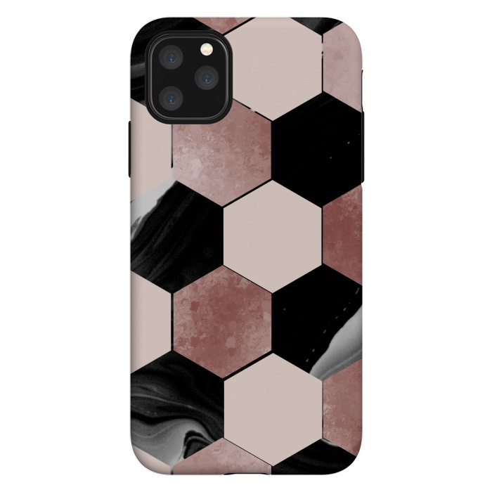 iPhone 11 Pro Max StrongFit geometrical marble by haroulita