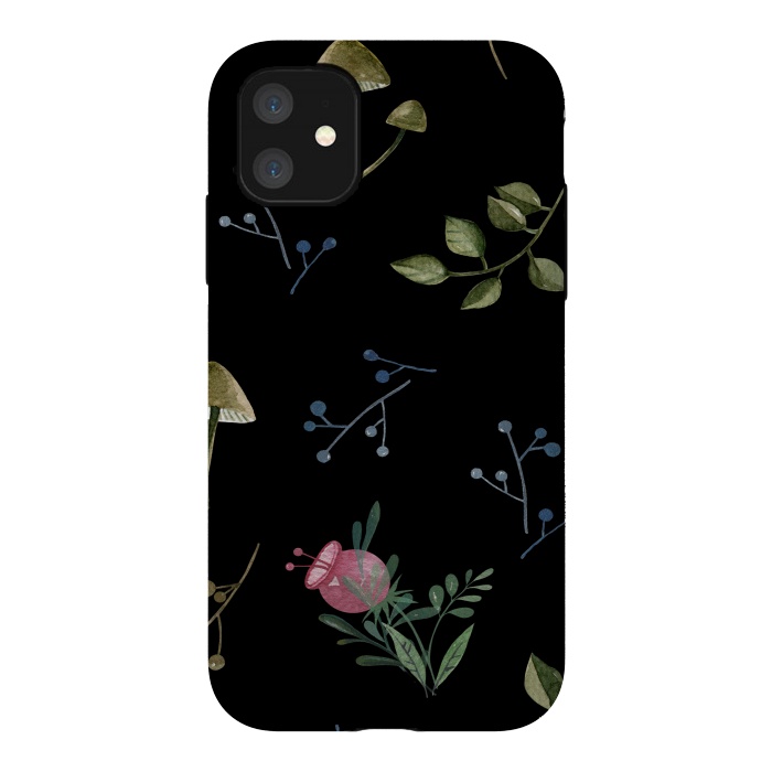 iPhone 11 StrongFit flower pattern cc by haroulita