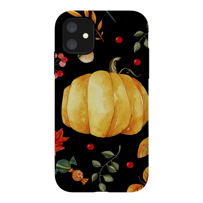 iPhone 11 StrongFit pumpkin season by haroulita