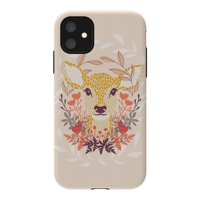 iPhone 11 StrongFit Oh Deer by Melissa Lee