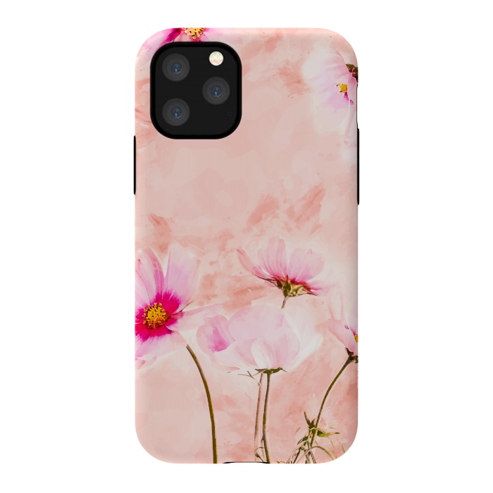 iPhone 11 Pro StrongFit Pink Spring Flower by Creativeaxle