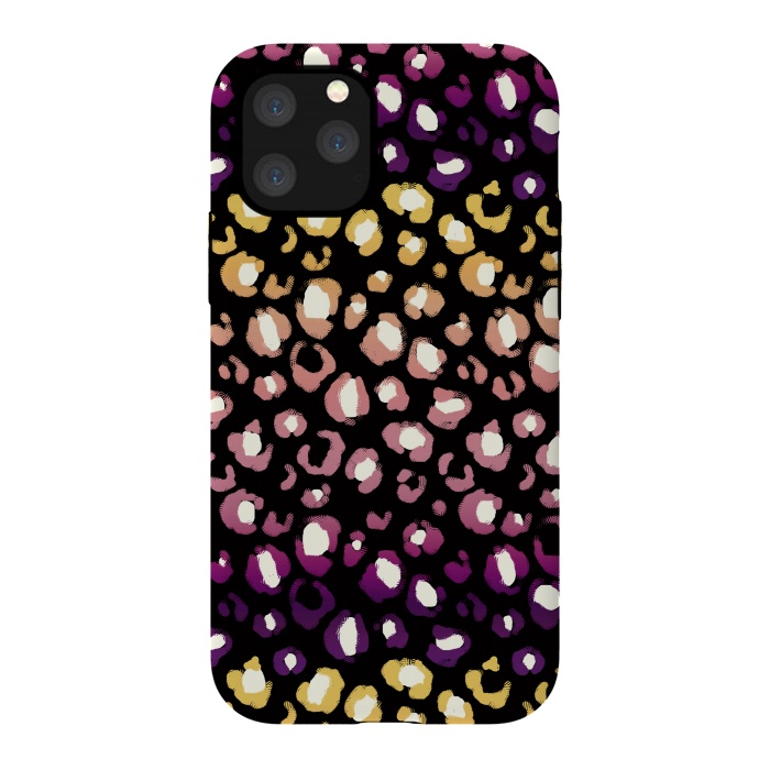 iPhone 11 Pro StrongFit Gradient graphic leopard print by Oana 